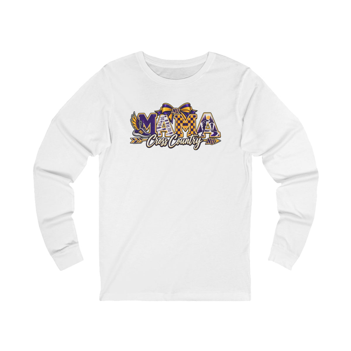 Mama Crew Long Sleeve Tee Mama Graphic