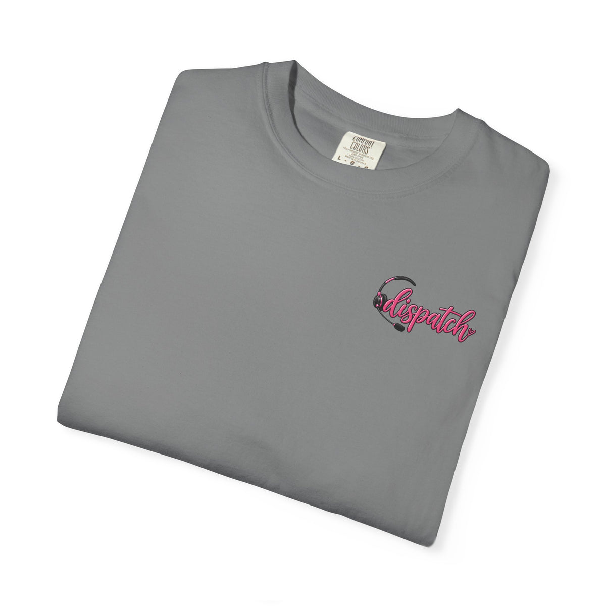 911 Dispatch Pink Ribbon T‑Shirt — Breast Cancer Awareness Dispatcher Tee