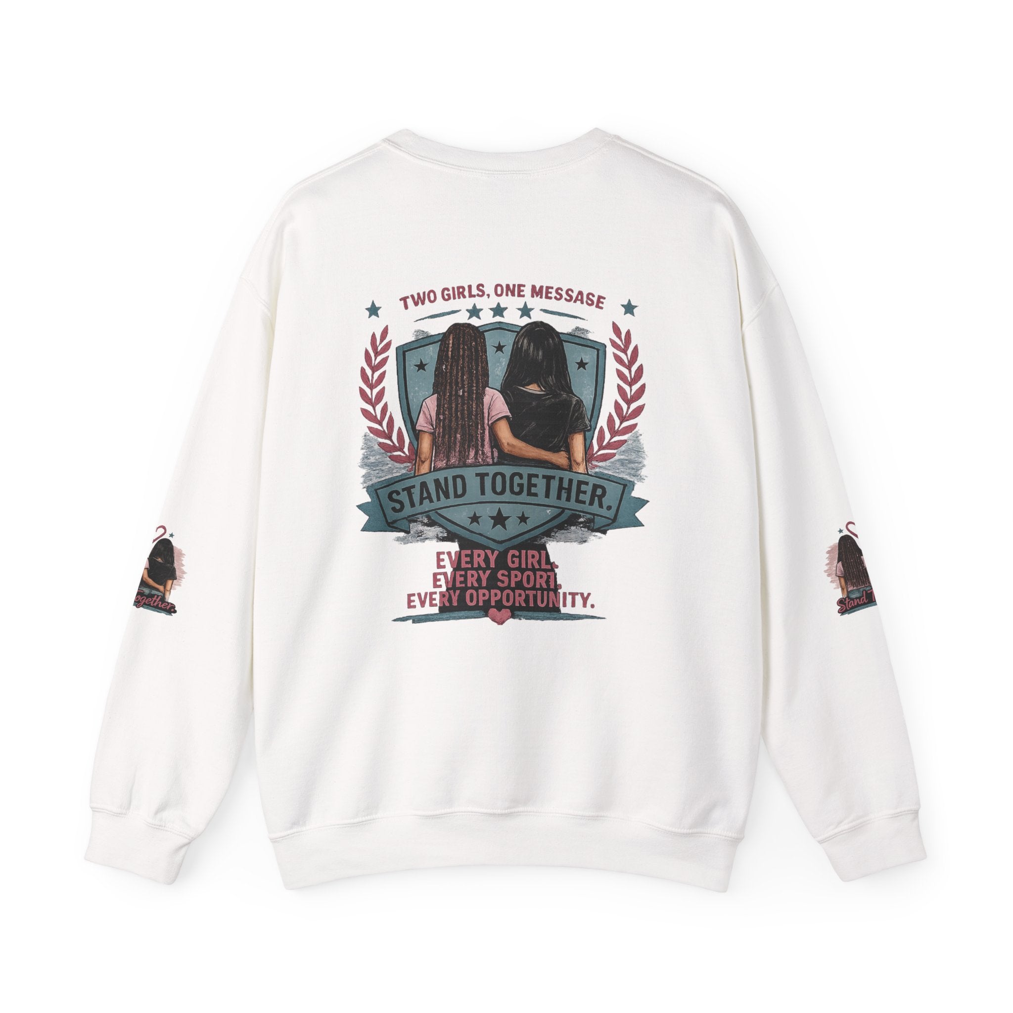 Stand Together™ Unisex Crewneck Sweatshirt | Every Girl. Every Sport. Every Opportunity.