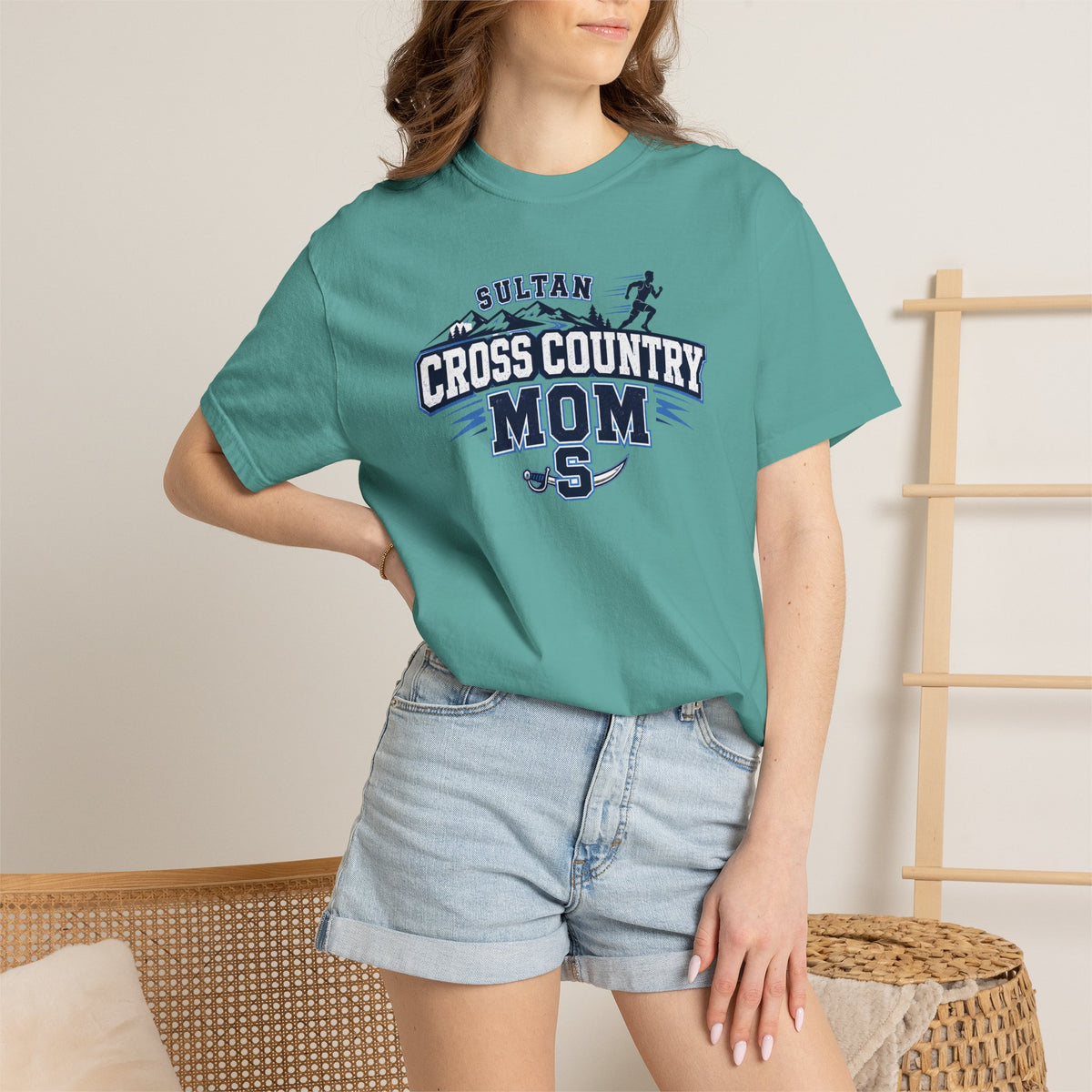 Cross Country Mom TShirt Sultan High School Running Team Tee