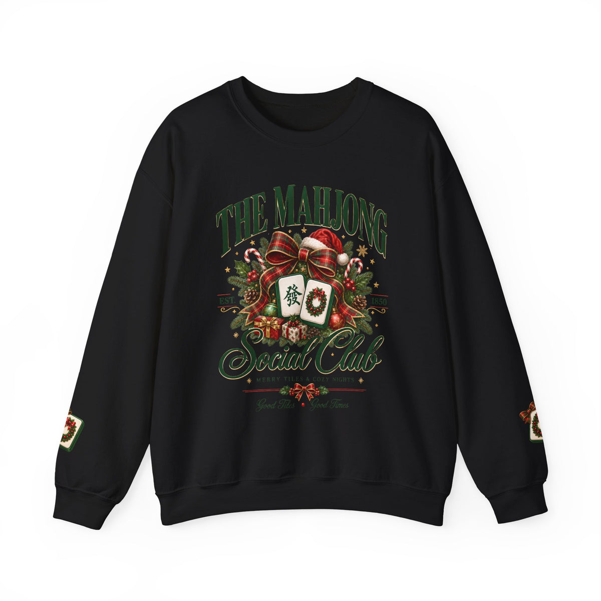 Mahjong Social Club Crewneck - CHRISTMAS