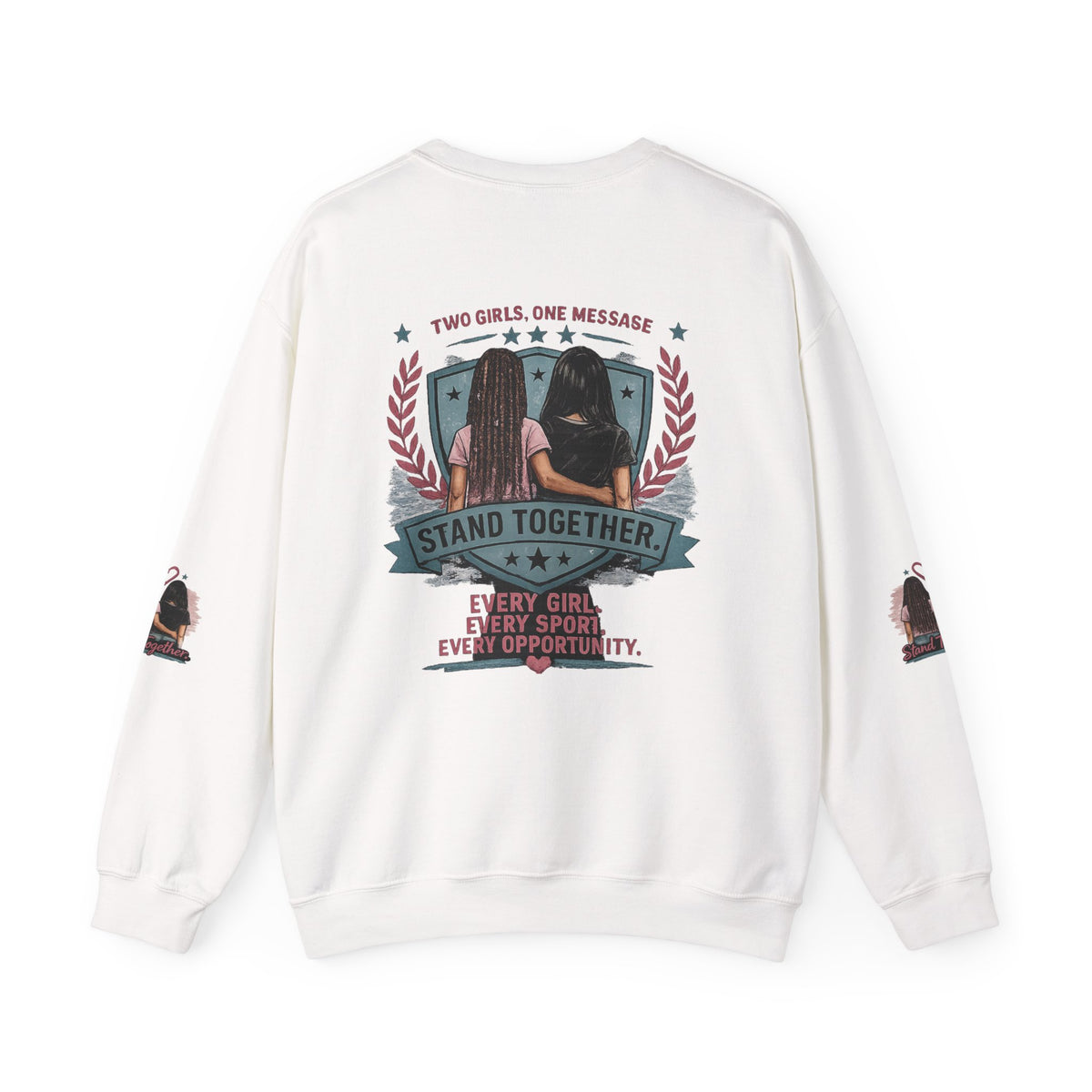 Stand Together™ Unisex Crewneck Sweatshirt | Every Girl. Every Sport. Every Opportunity.