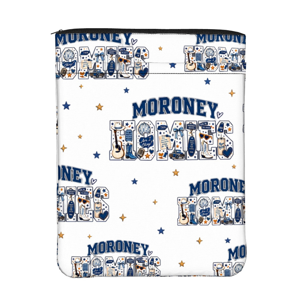 Zippered Book Sleeve with Pocket - Moroney Homies
