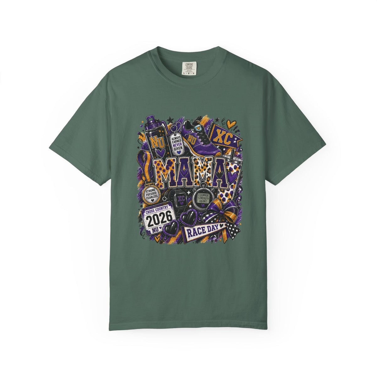 XC Mama Race Day TShirt 2026 Cross Country Mom Support Tee