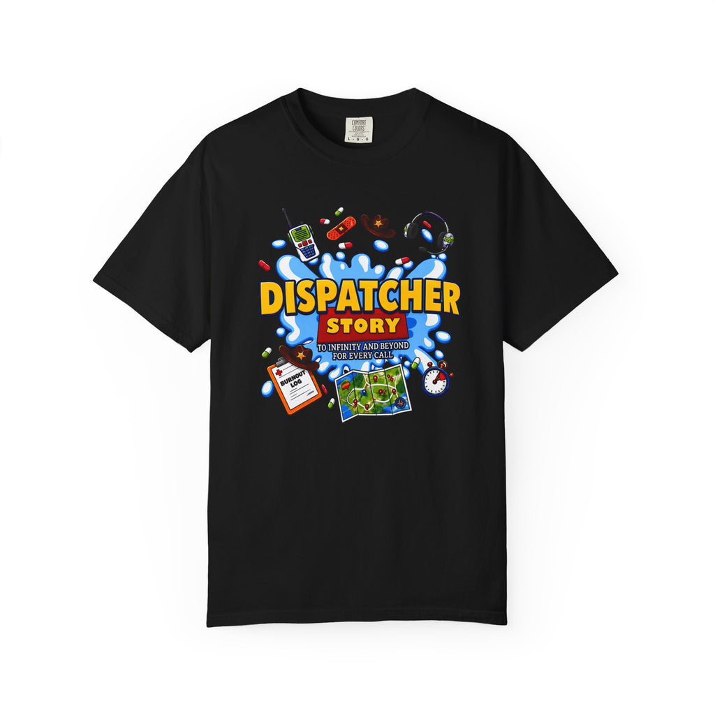 Dispatcher Story TShirt 911 Dispatcher Rescue Radio Call Center Tee