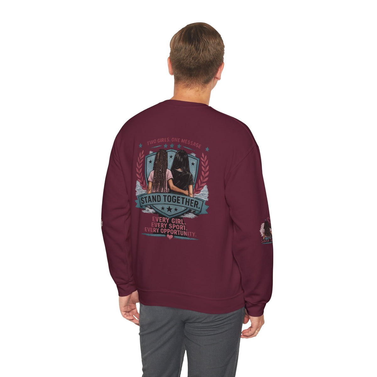 Stand Together™ Unisex Crewneck Sweatshirt | Every Girl. Every Sport. Every Opportunity.