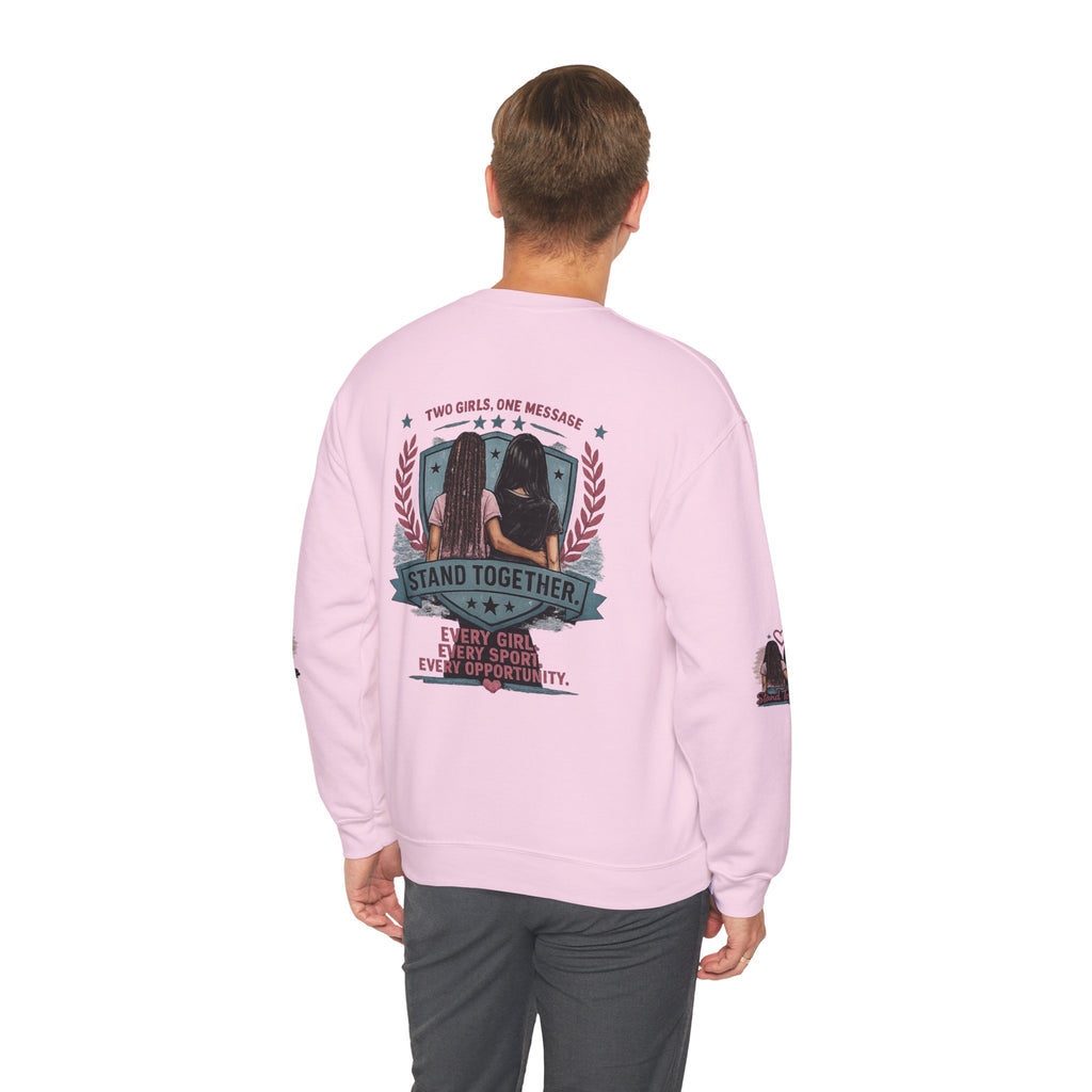 Stand Together™ Unisex Crewneck Sweatshirt | Every Girl. Every Sport. Every Opportunity.