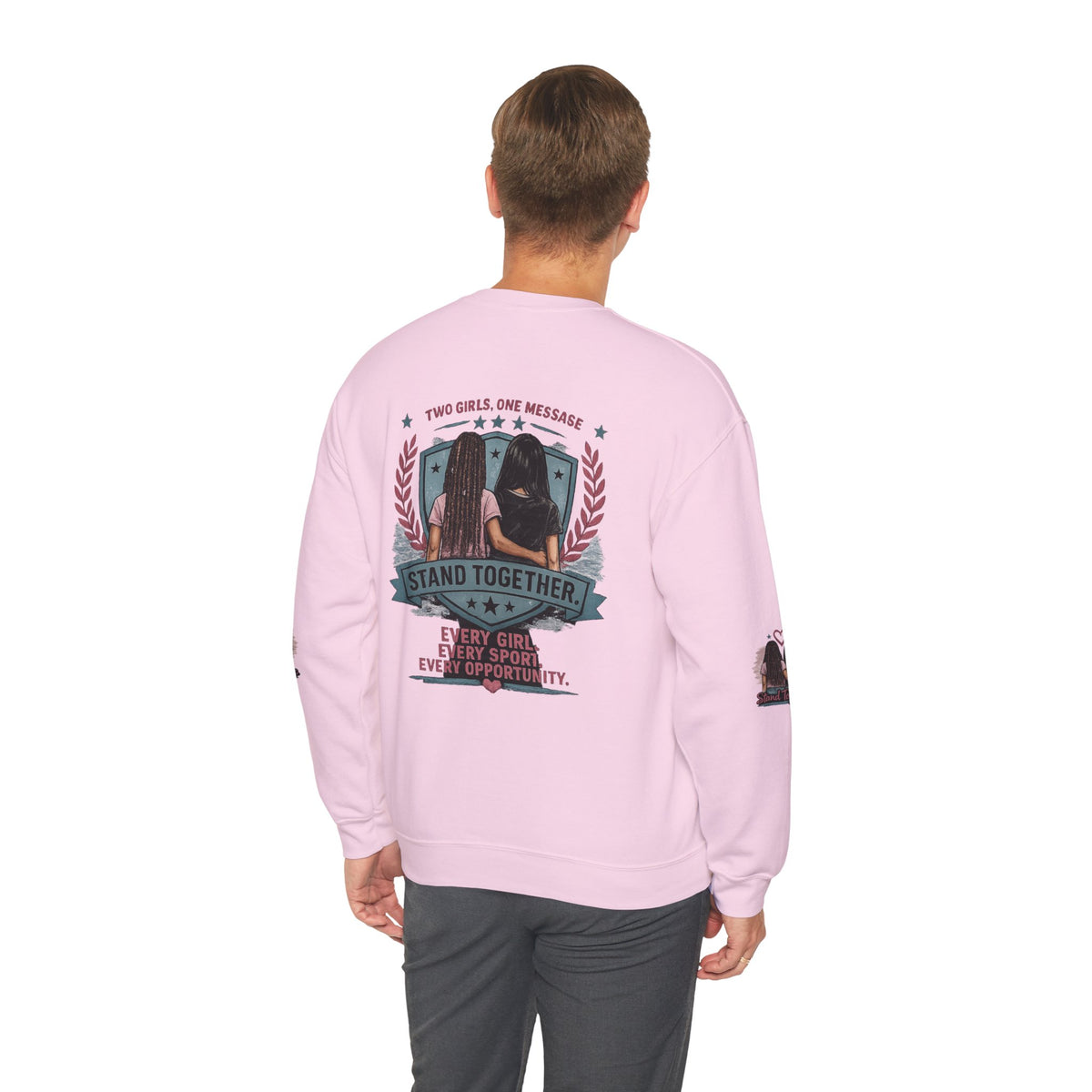 Stand Together™ Unisex Crewneck Sweatshirt | Every Girl. Every Sport. Every Opportunity.