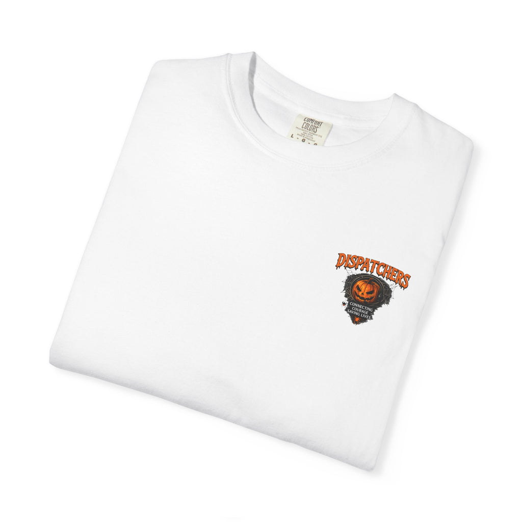 Dispatchers Halloween T-Shirt — "Answering the Call" Emergency Dispatcher Tee