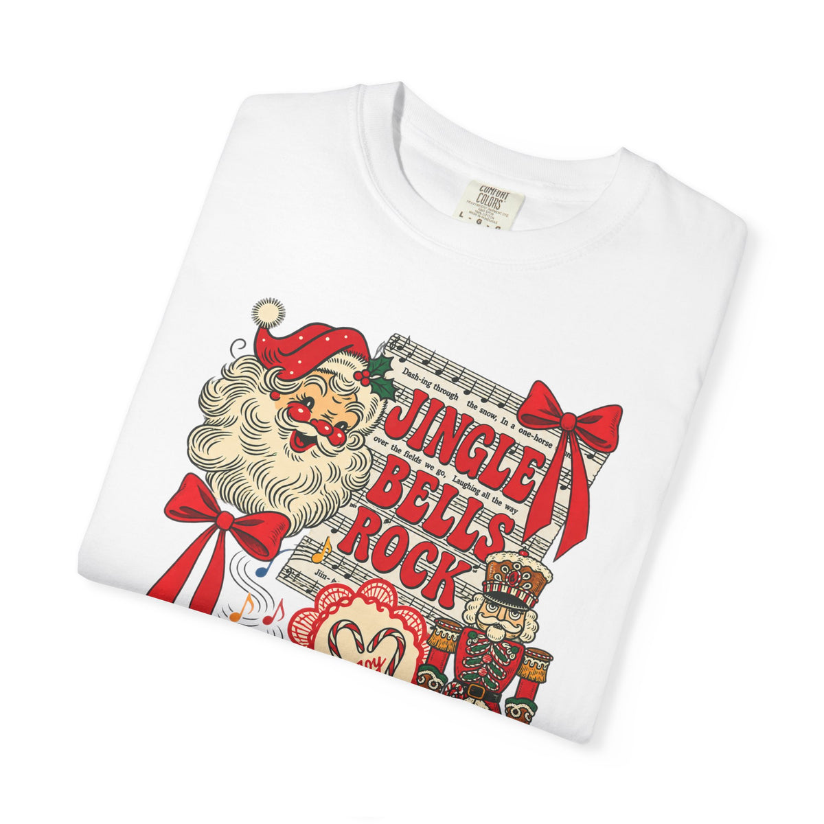 Jingle Bells Rock Christmas T‑Shirt White