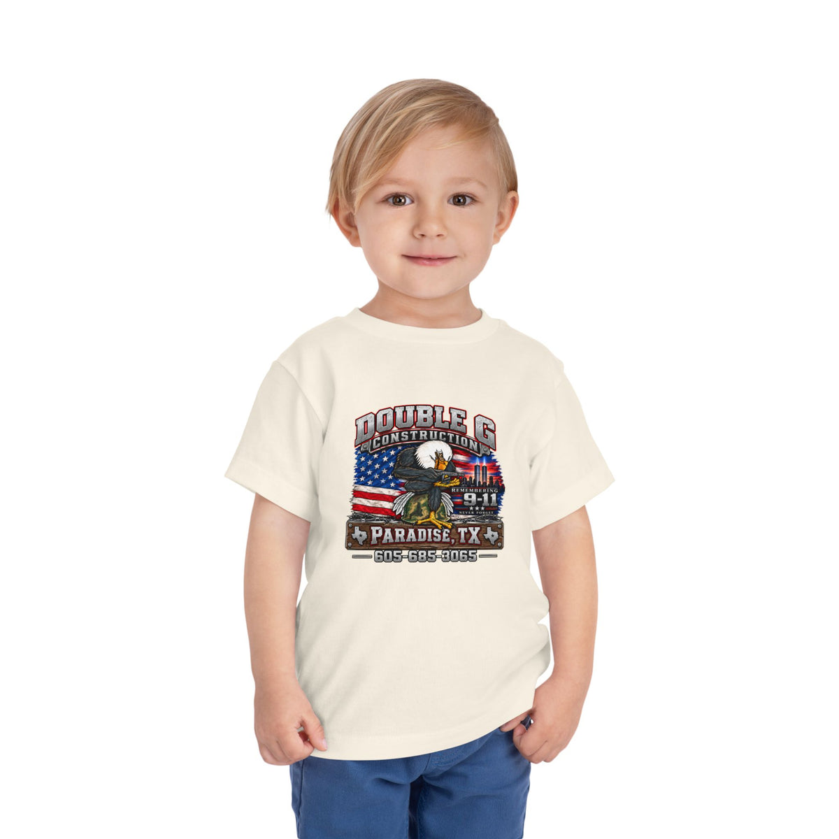 Double G Construction 9 11 Tribute Toddler Tee