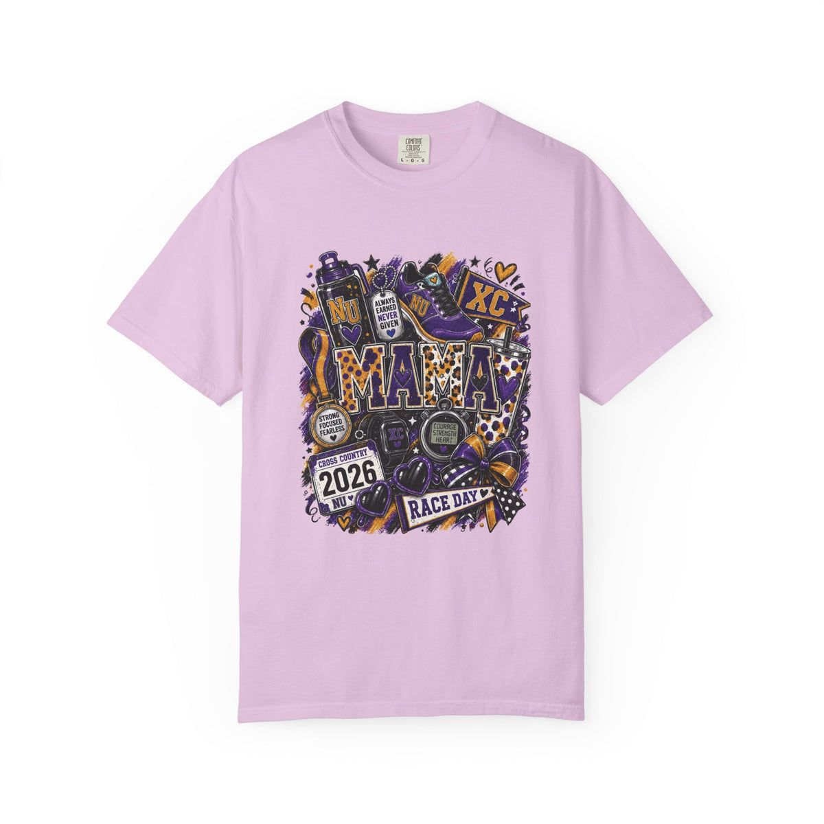 XC Mama Race Day TShirt 2026 Cross Country Mom Support Tee
