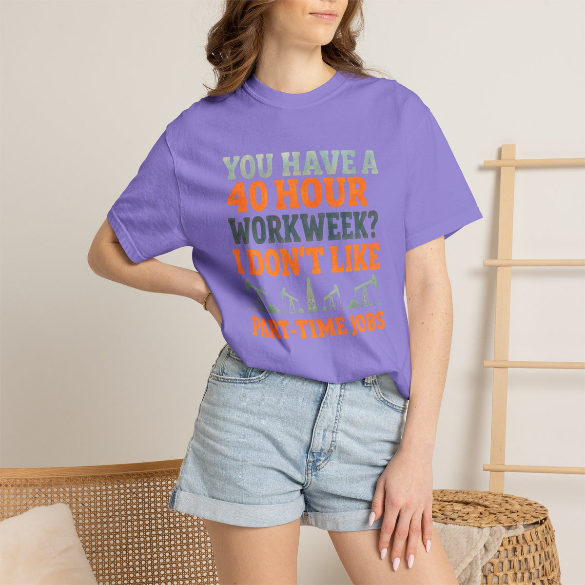 Funny Oilfield TShirt 40 Hour