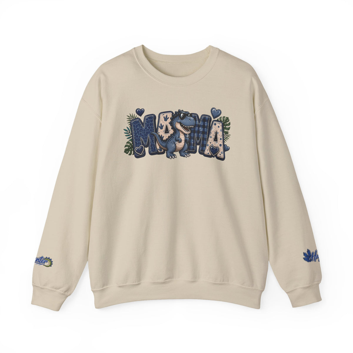 MAMA Crewneck Sweatshirt (personalized) Boy DINO HH
