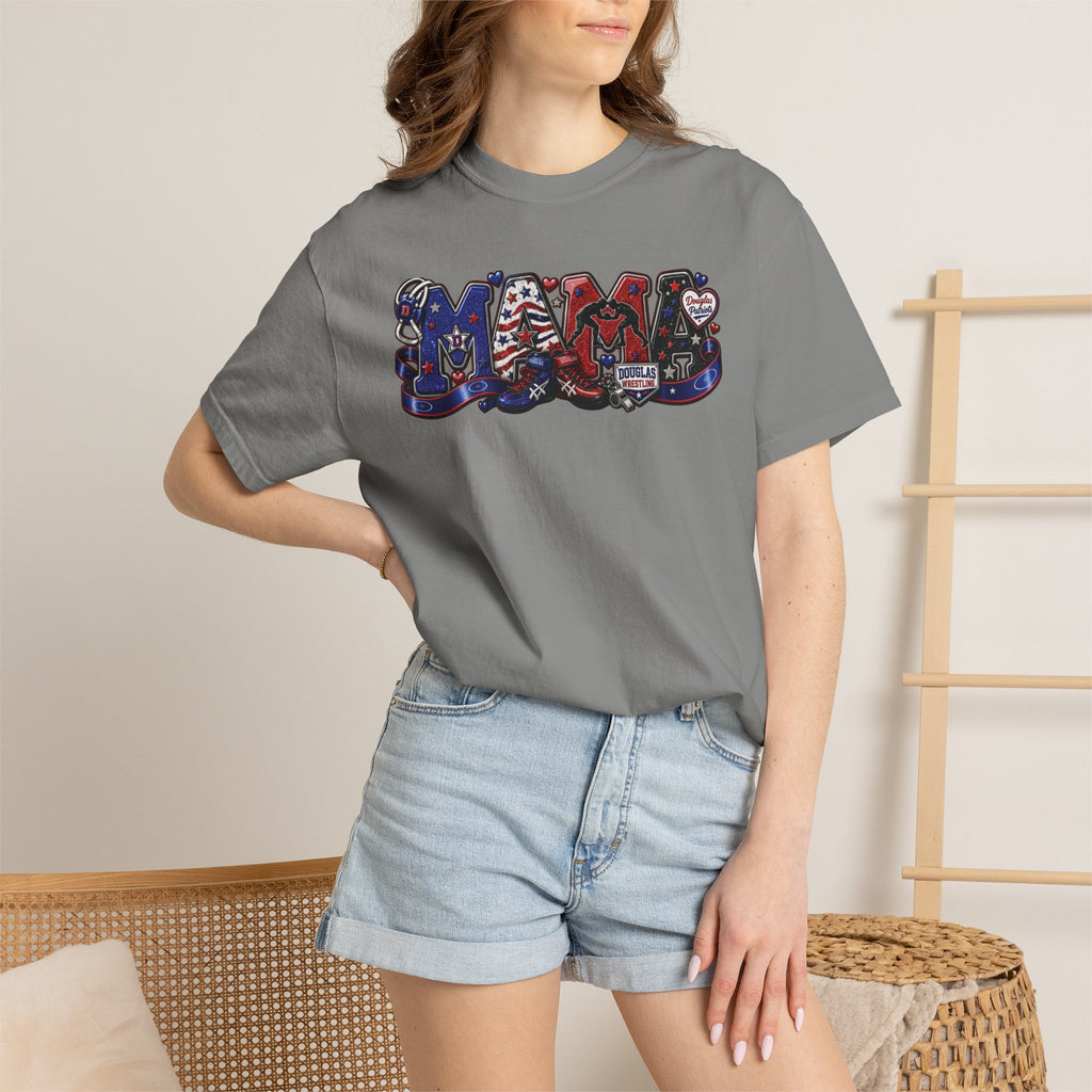 T-Shirt — Patriotic Americana Graphic Tee (USA Flag Collage)