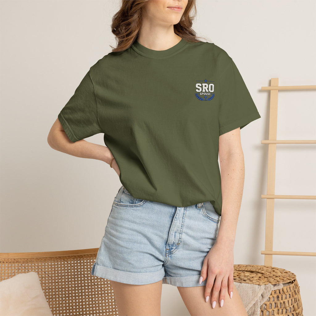 SPOUSE School Resource Officer Tribute T-Shirt — "Mentor etc"