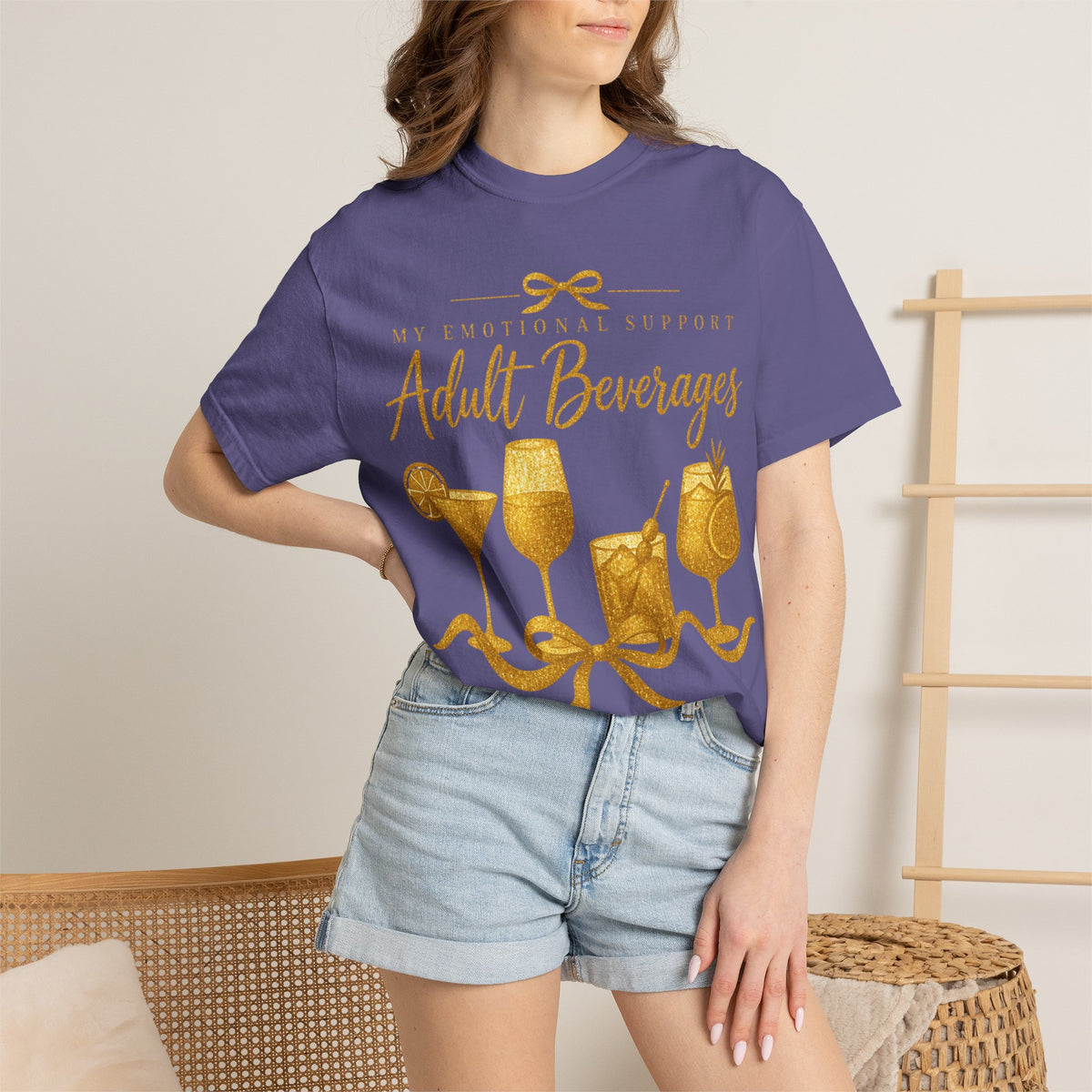 My Emotional Support Drinks Graphic Tee