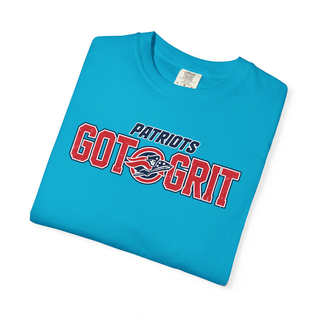 Patriots Got Grit TShirt Grit Acronym Back Graphic