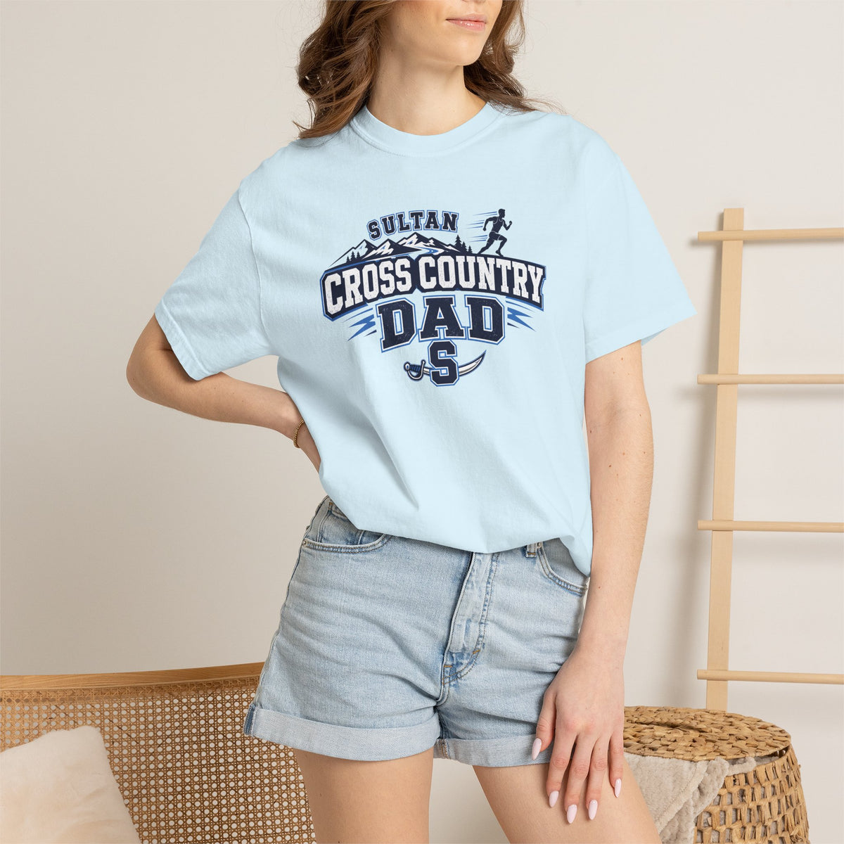 Cross Country Dad TShirt Sultan High School Running Team Tee