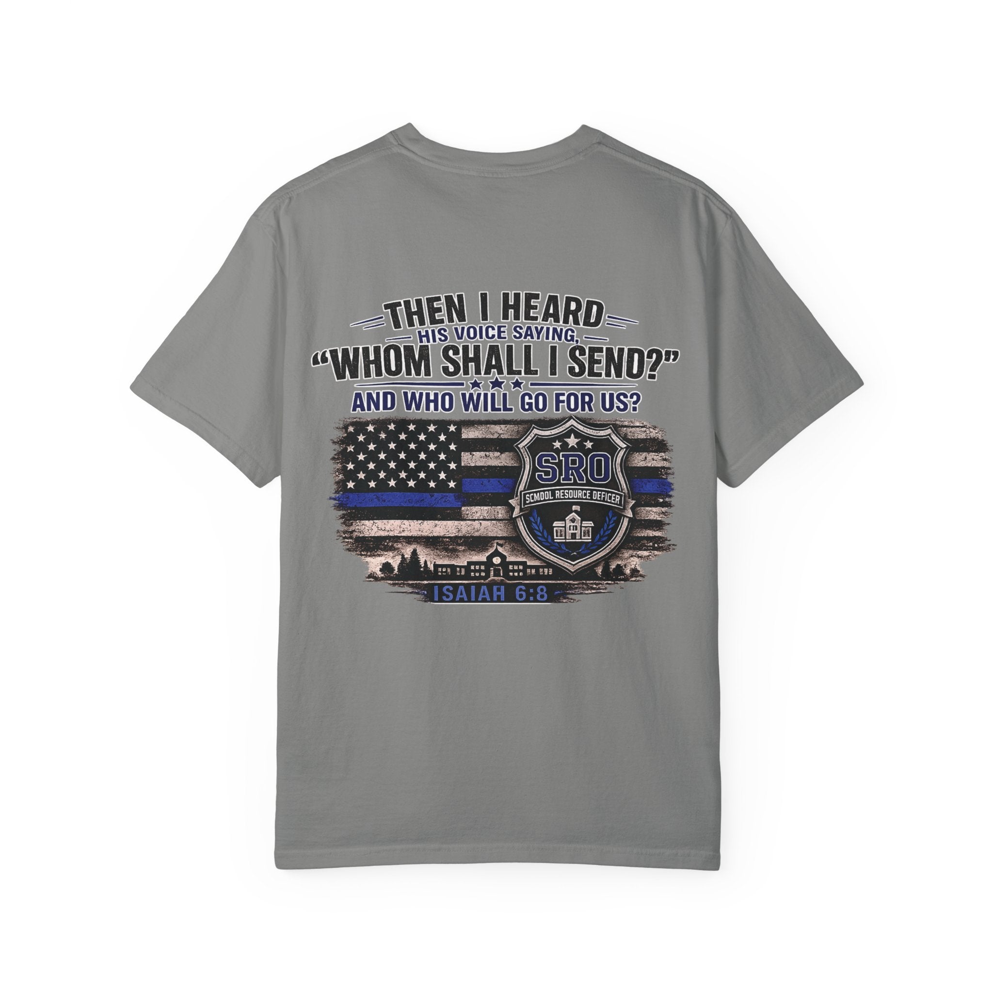 School Resource Officer Tribute T-Shirt — "SRO"