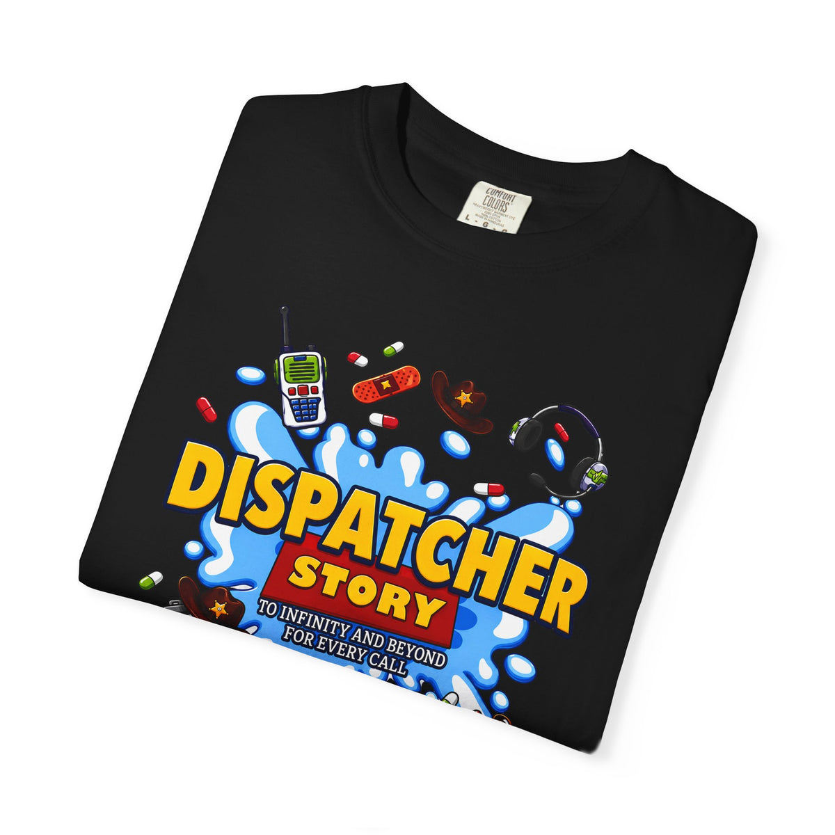 Dispatcher Story TShirt 911 Dispatcher Rescue Radio Call Center Tee