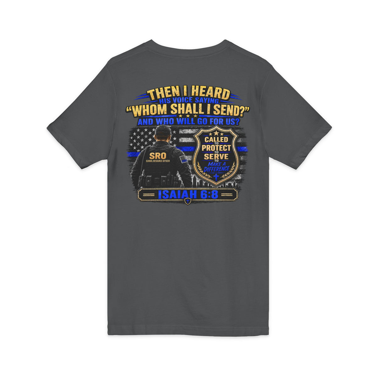 SPOUSE SRO V-Neck Tee — "Called to Protect"