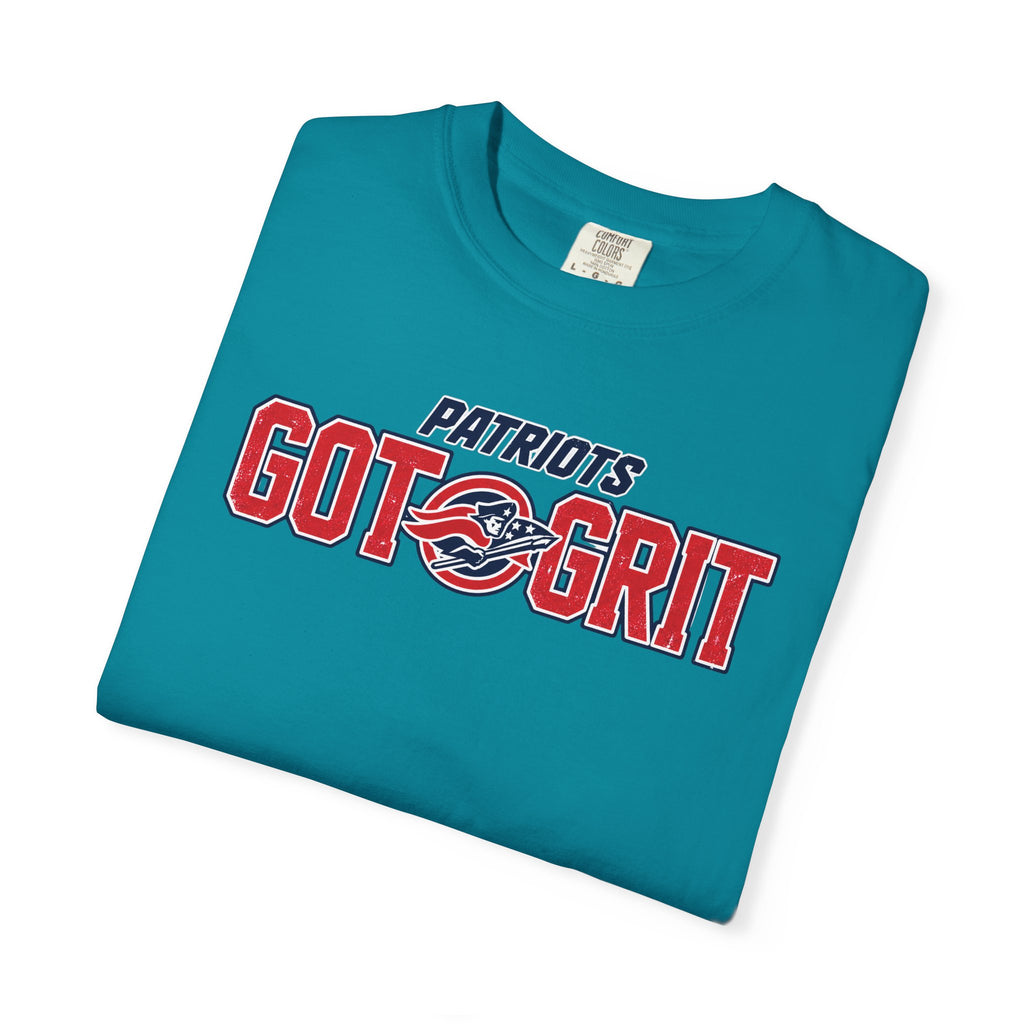 Patriots Got Grit TShirt Grit Acronym Back Graphic