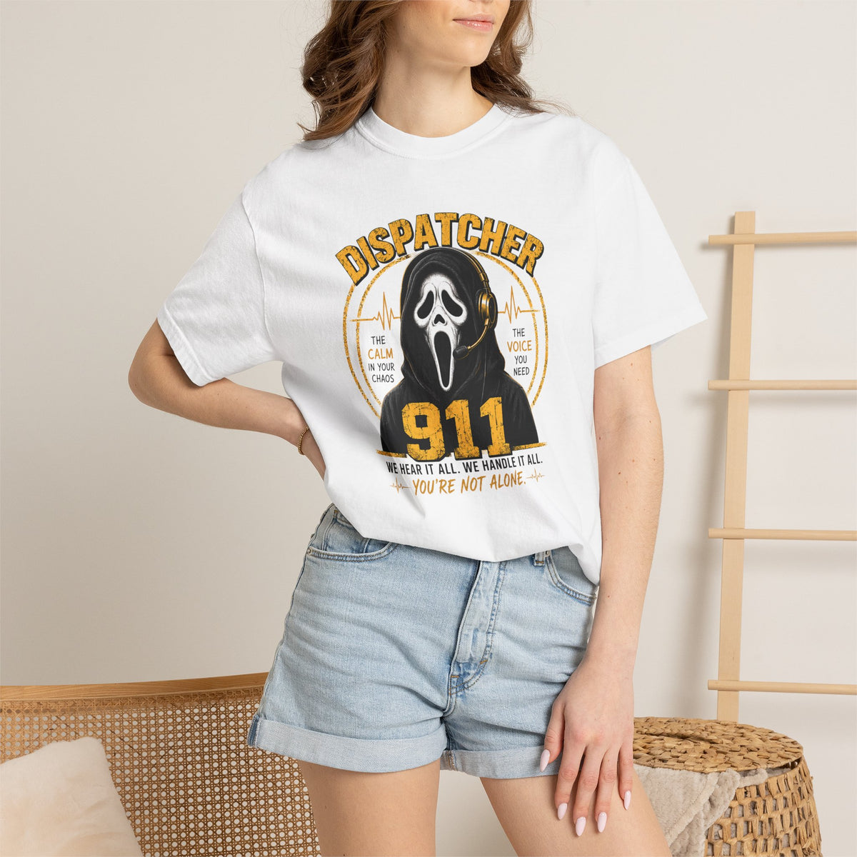 911 Dispatcher T-Shirt - "We hear it all. We handle it all"