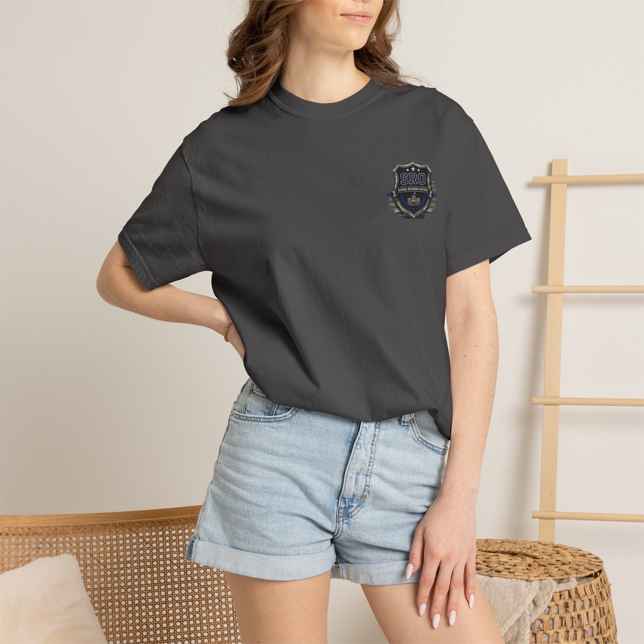 School Resource Officer Tribute T-Shirt — "SRO"