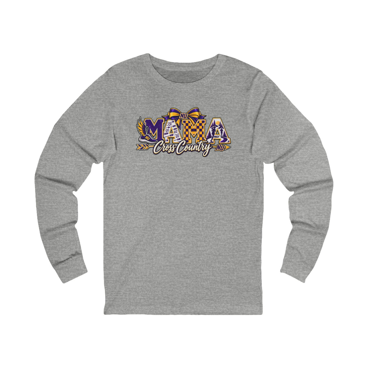 Mama Crew Long Sleeve Tee Mama Graphic