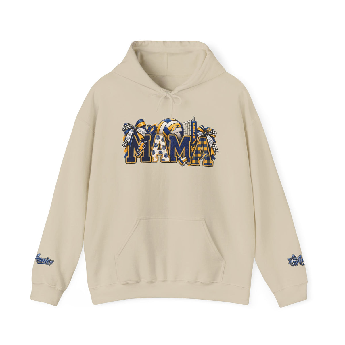 Mama Graphic Hoodie — Mama Pullover VOLLEYBALL