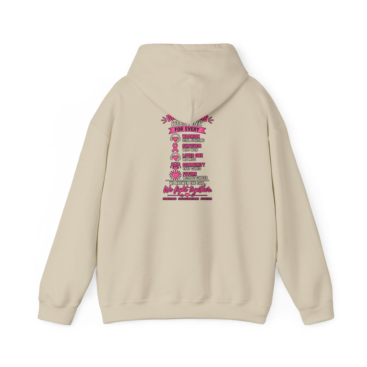 Breast Cancer Support 911 Dispatcher Hoodie