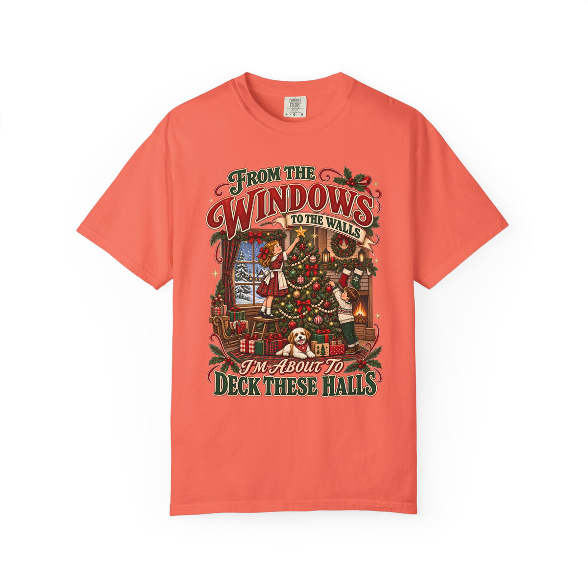 Christmas Deck These Halls Tee