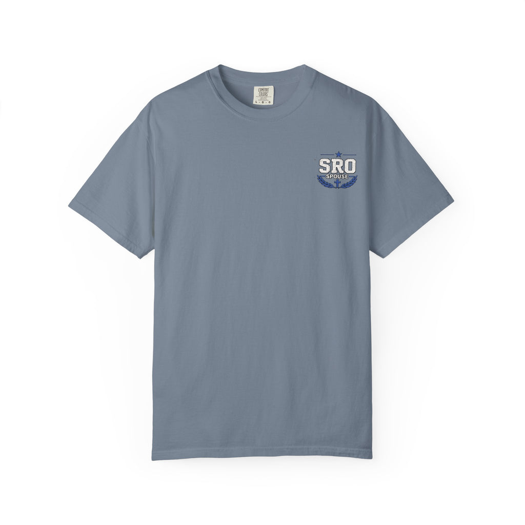 SPOUSE School Resource Officer Tribute T-Shirt — "Then I Heard His Voice Saying: Whom Shall I Send?"