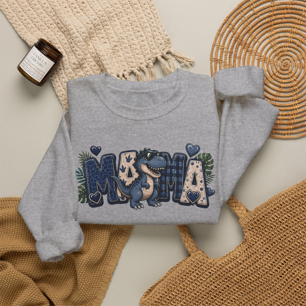 MAMA Crewneck Sweatshirt (personalized) BOY DINO - BECKETT