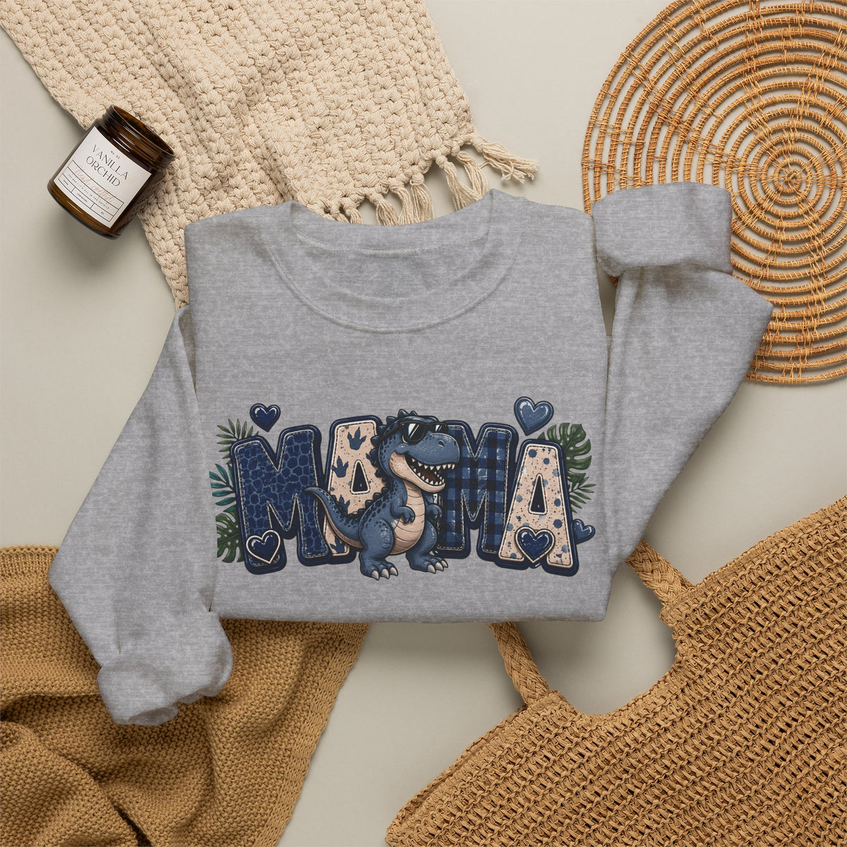 MAMA Crewneck Sweatshirt (personalized) BOY DINO - BECKETT