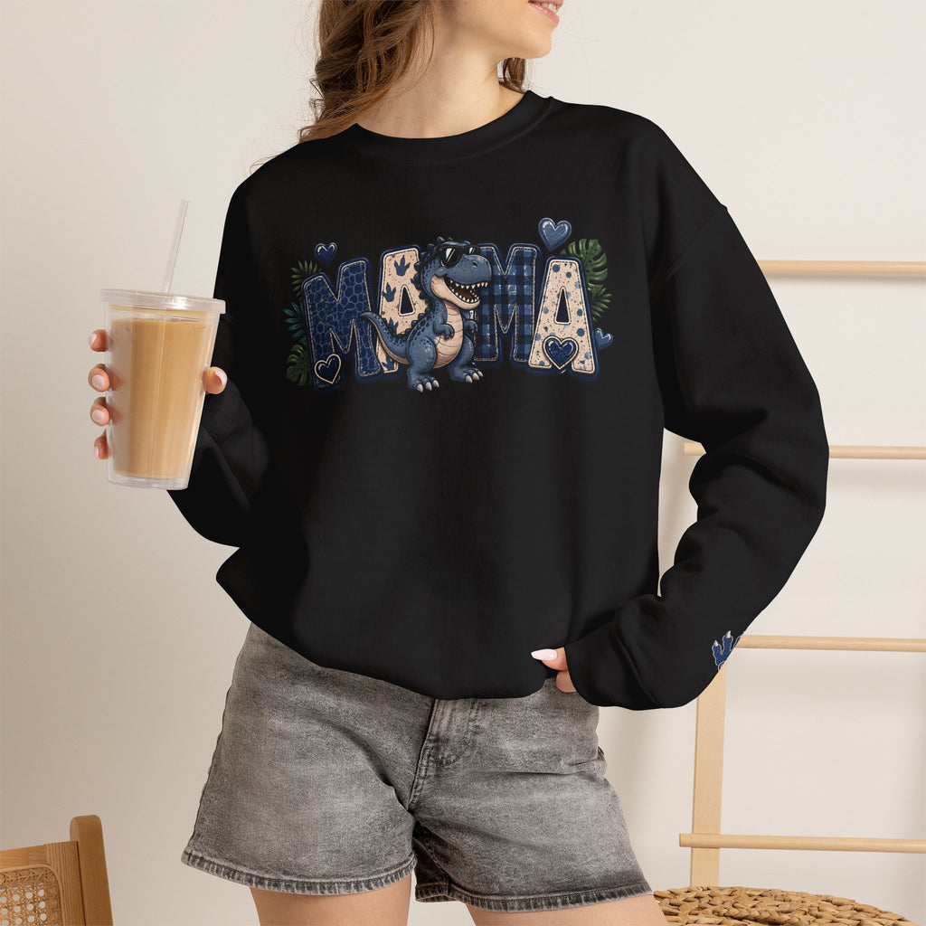MAMA Crewneck Sweatshirt (personalized) BOY DINO - BECKETT
