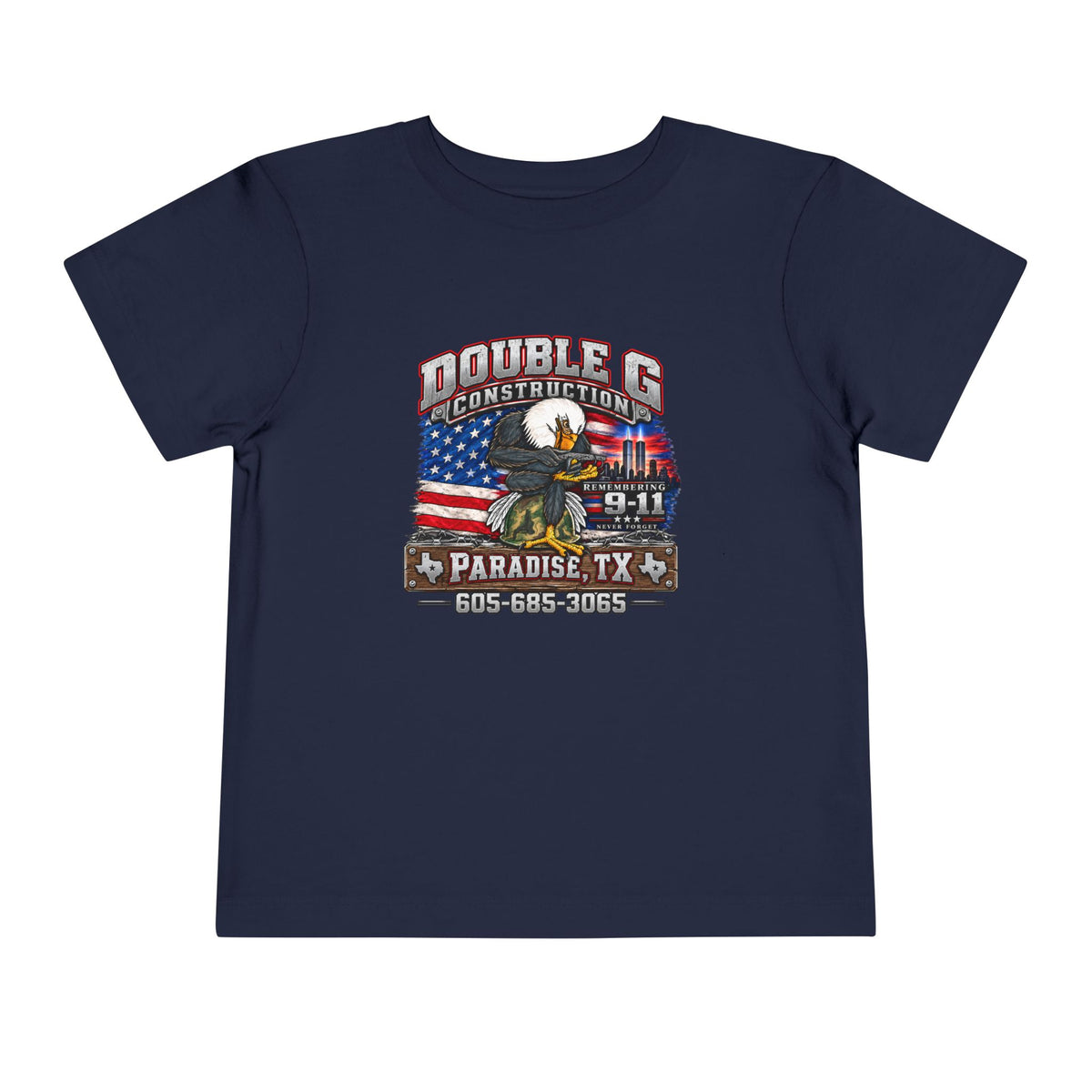 Double G Construction 9 11 Tribute Toddler Tee