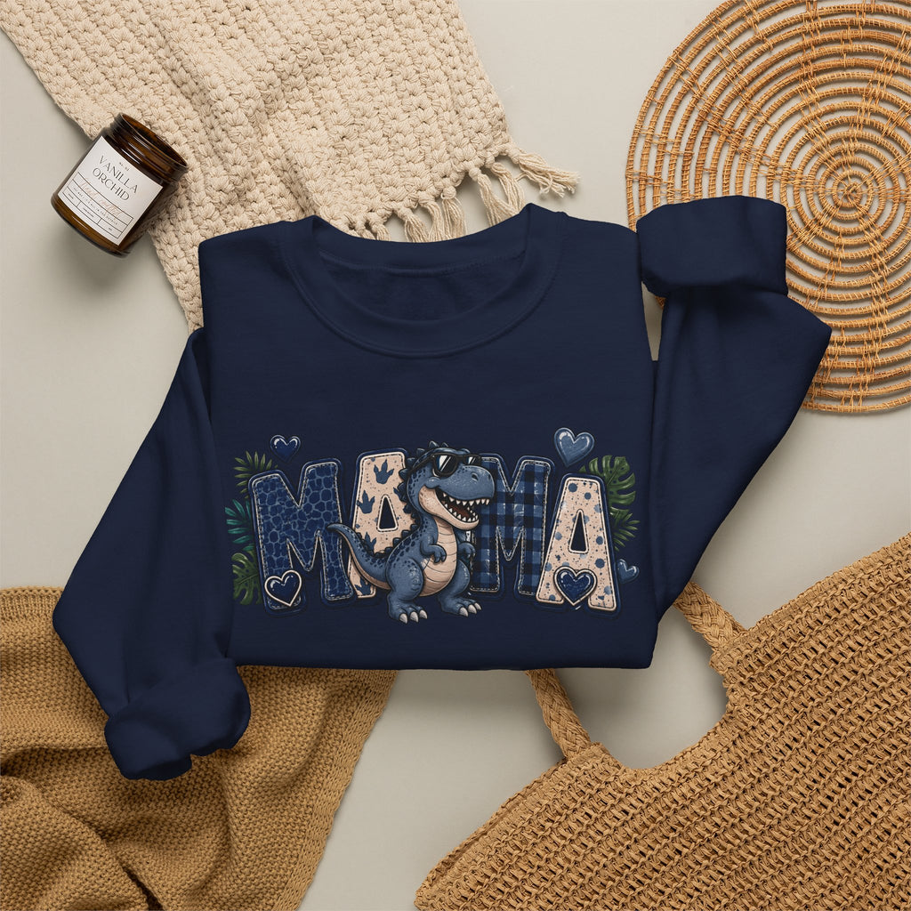 MAMA Crewneck Sweatshirt (personalized) BOY DINO - BECKETT