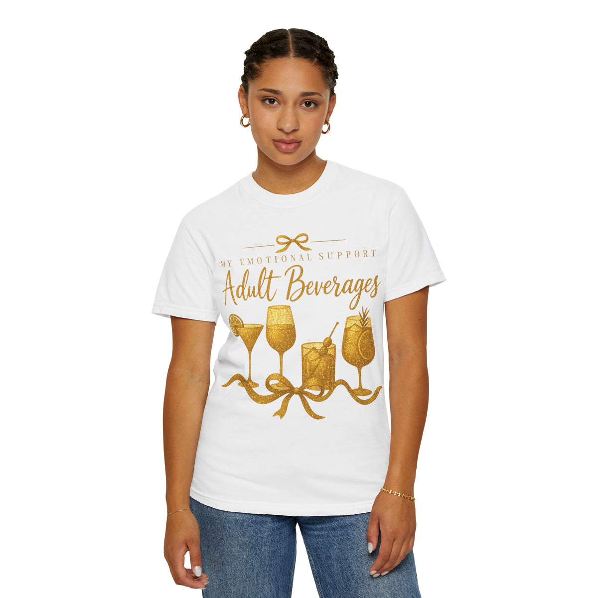 My Emotional Support Drinks Graphic Tee