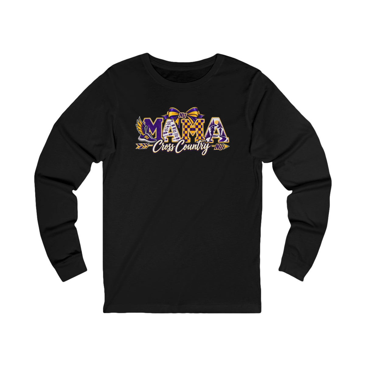 Mama Crew Long Sleeve Tee Mama Graphic