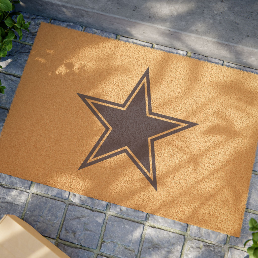 Cowboys Star Doormat — NFL Team Welcome Mat
