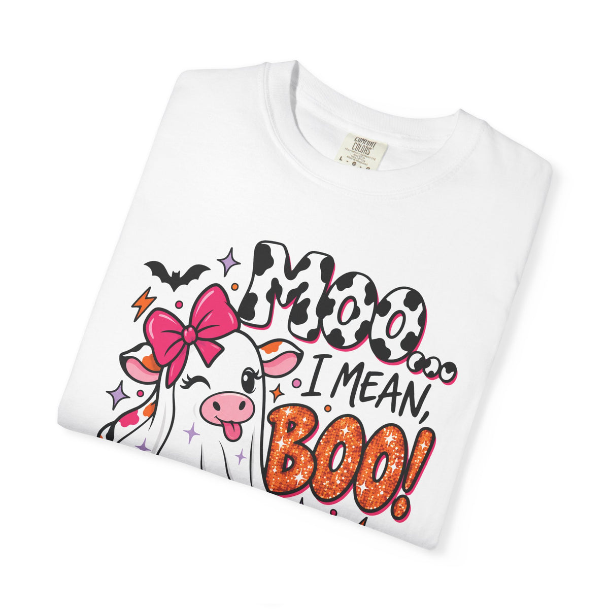 Halloween Cow Cute Spooky Graphic Tee