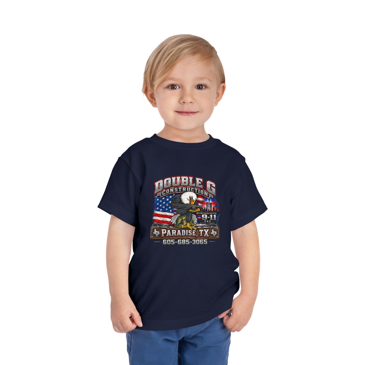 Double G Construction 9 11 Tribute Toddler Tee