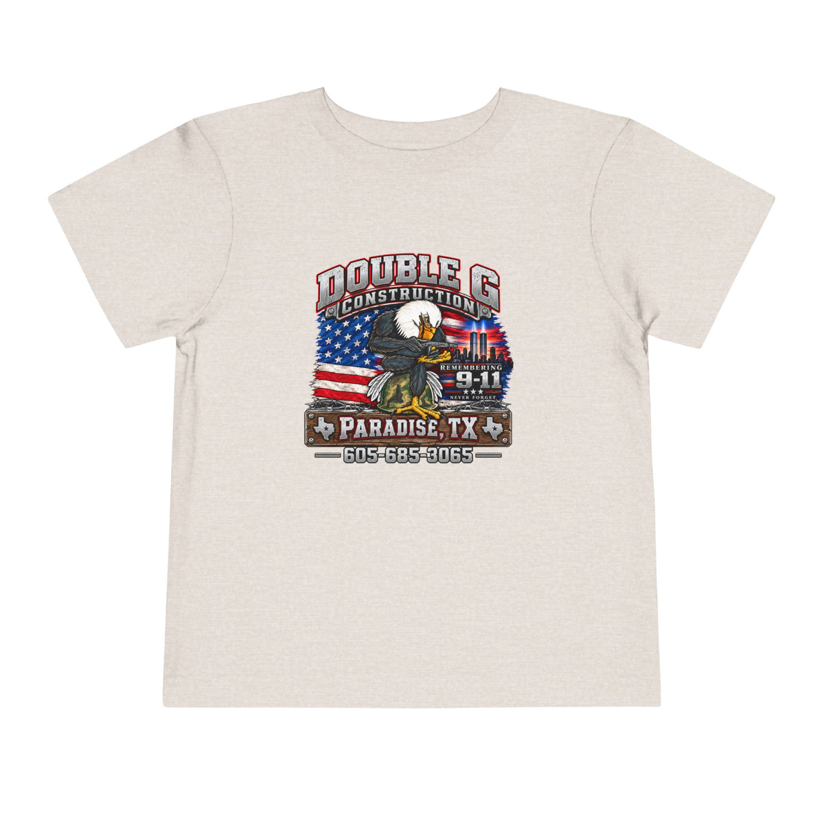 Double G Construction 9 11 Tribute Toddler Tee
