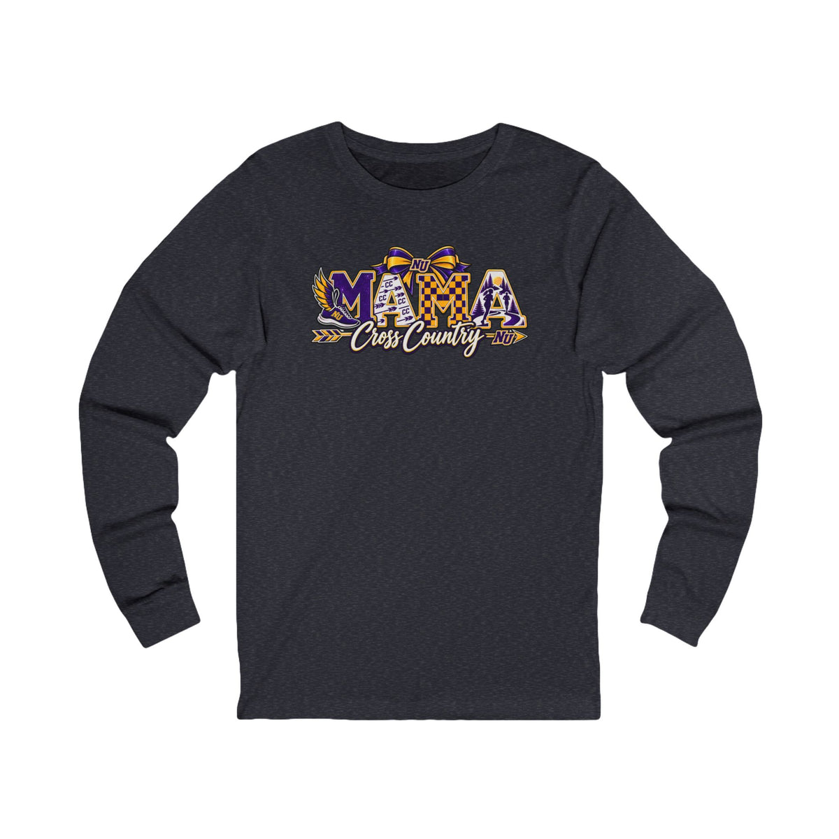 Mama Crew Long Sleeve Tee Mama Graphic