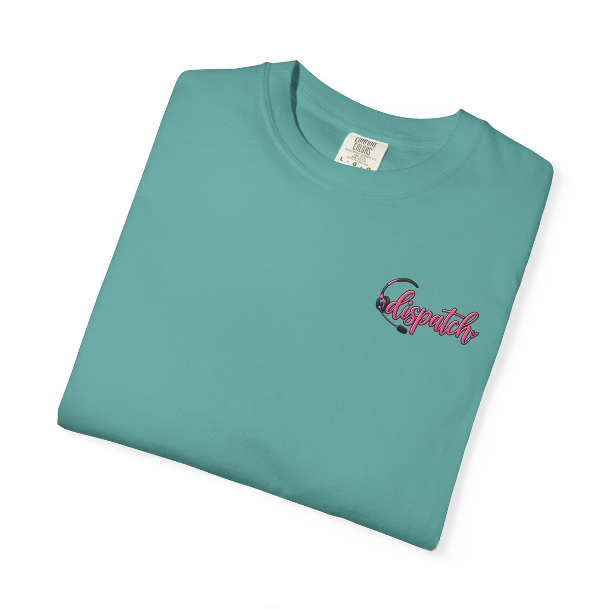 911 Dispatch Pink Ribbon T‑Shirt — Breast Cancer Awareness Dispatcher Tee