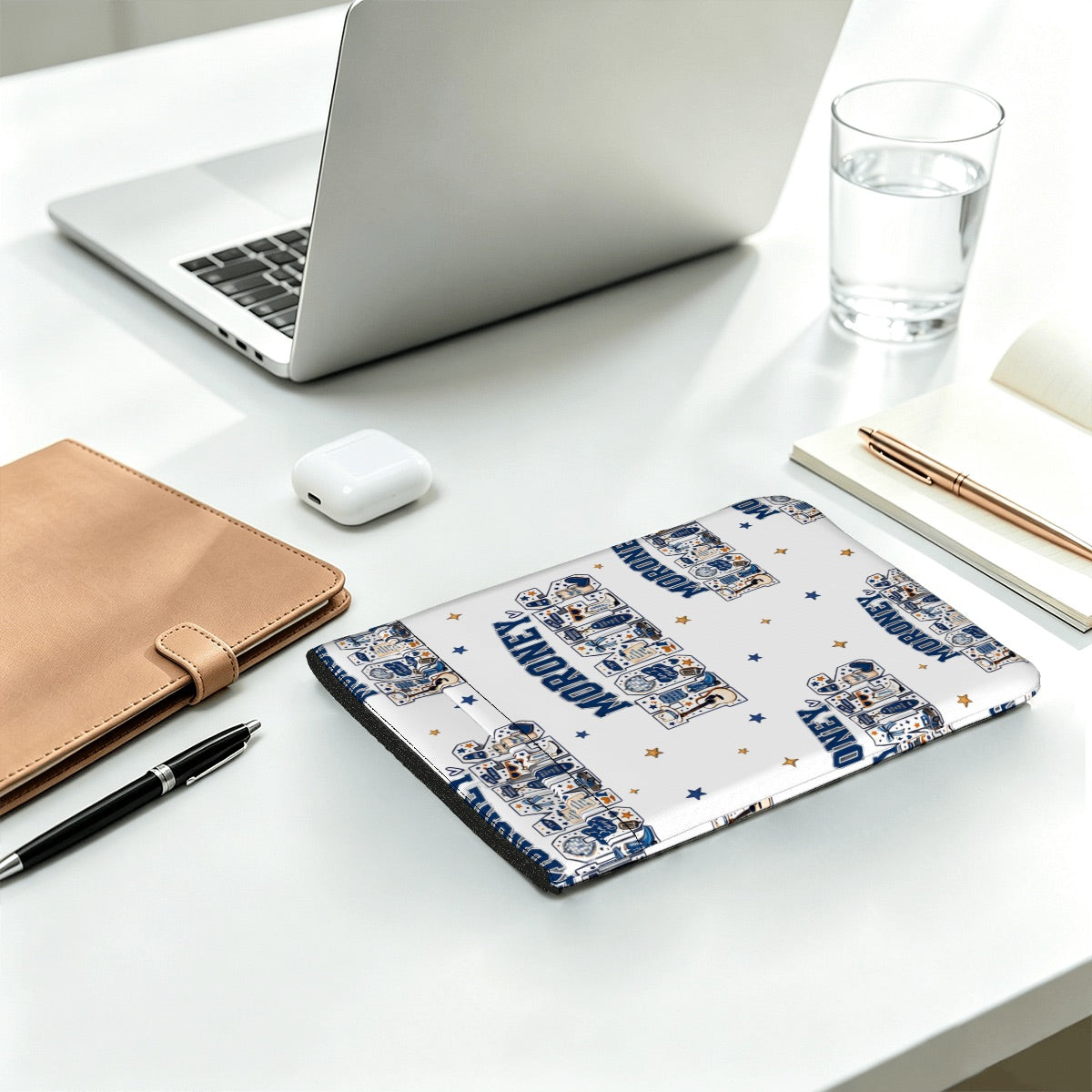 Zippered Book Sleeve with Pocket - Moroney Homies