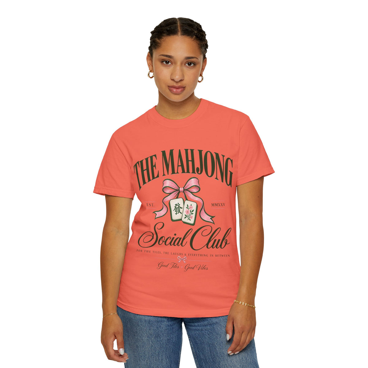 Mahjong Social Club T-Shirt — Vintage Mahjong Tiles Graphic LIMITED