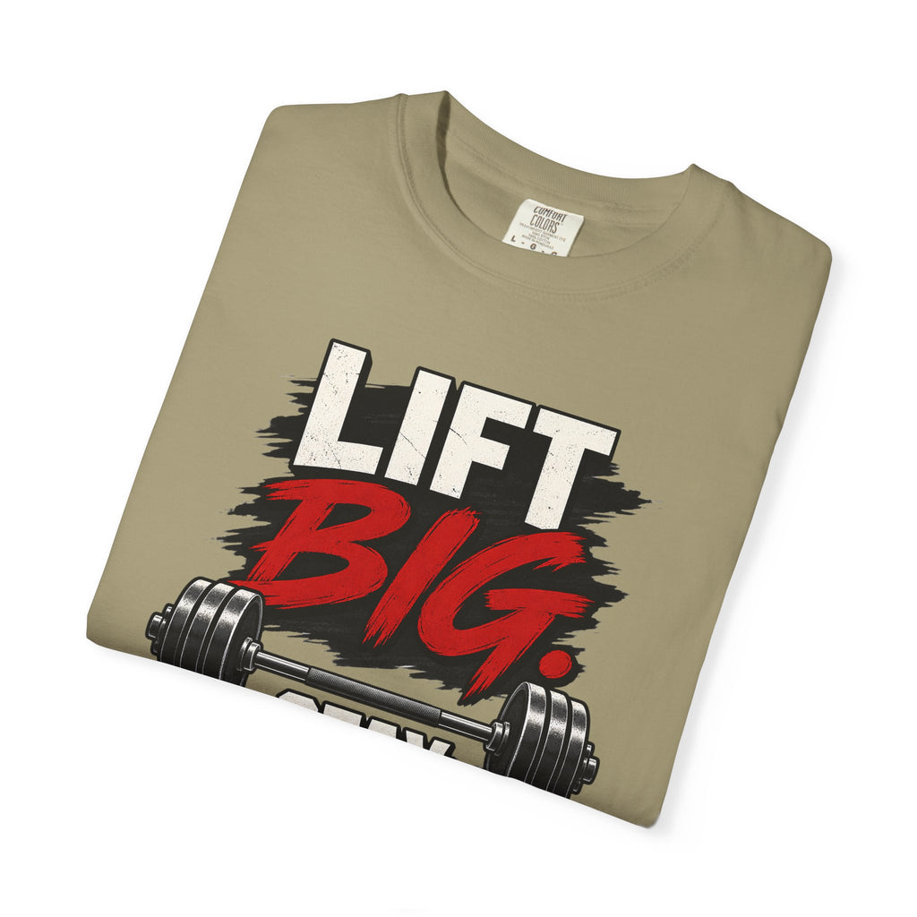 Lift Big Stay Humble TShirt Motivational Gym Workout Tee